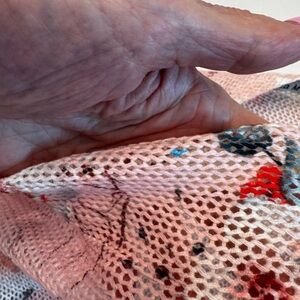 Floral Mesh Women's Sweater